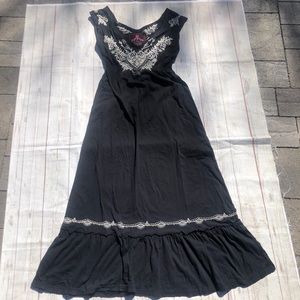 Johnny Was Maxi Embroidered Dress